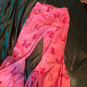 Pink flared butterfly bottom, size s